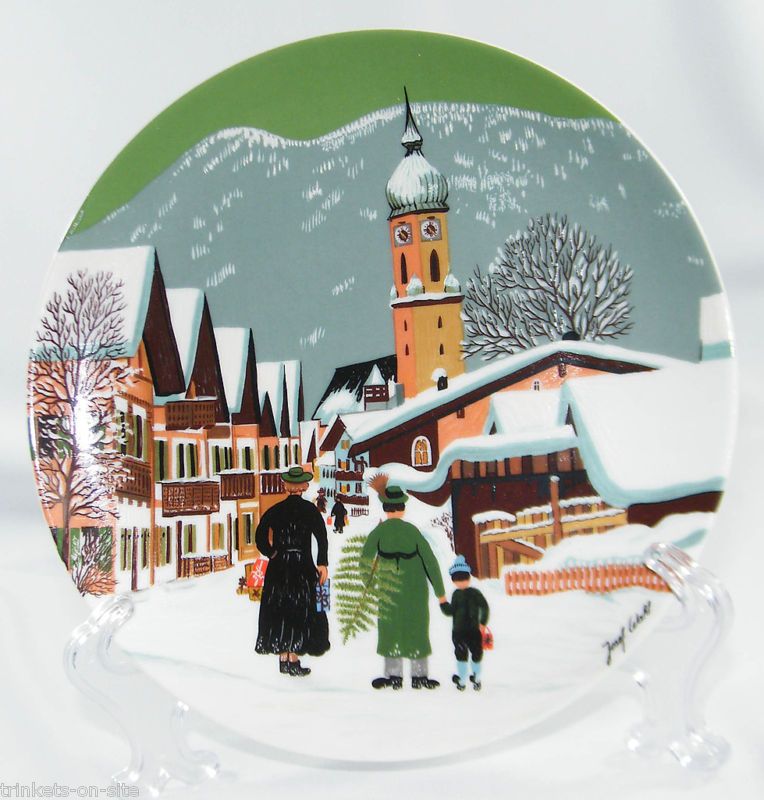 Royal Tettau Josef Wahl Collectors Plate Christmas  