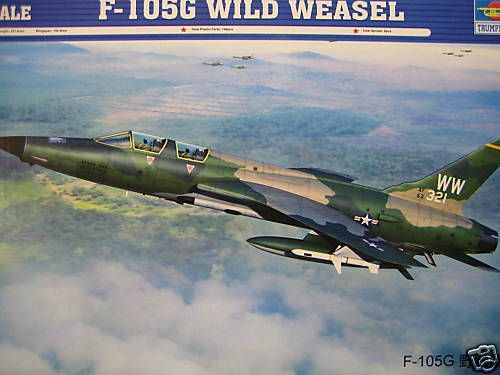 REPUBLIC F 105 G WILD WEASEL (BIPOSTO)  TRUMPETER 1/72  