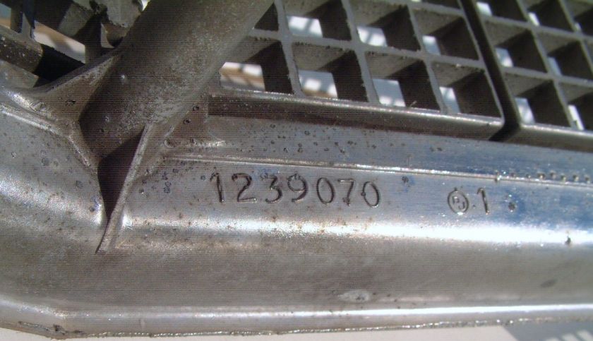 This is an original metal grill for a 1972 Skylark.