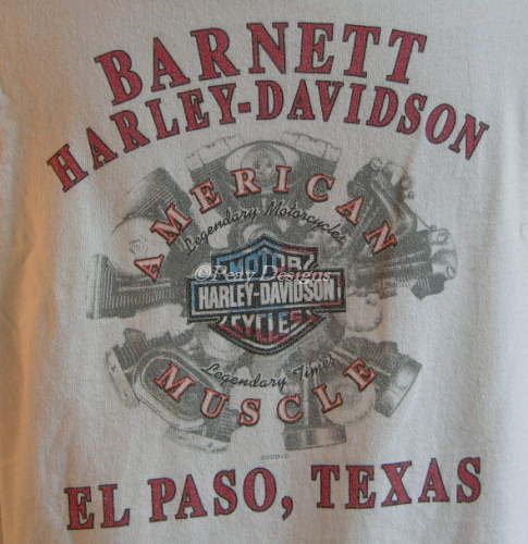 Barnet HARLEY DAVIDSON El Paso Tshirt Sz Adult XL  