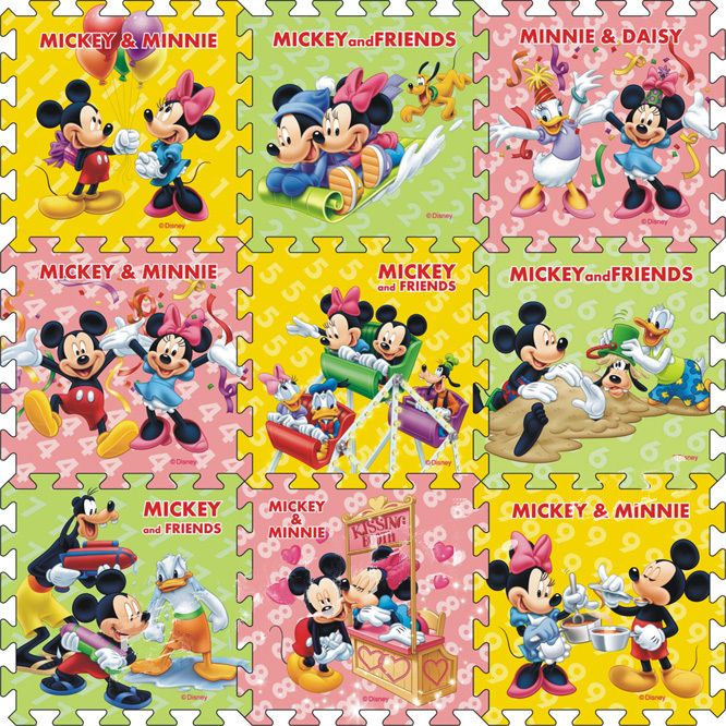 EVA floor foam puzzle mat with Disney Story Mickey A  