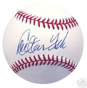 Carlton Fisk Signed MLB Baseball   Boston Red Sox   COA   HOF  