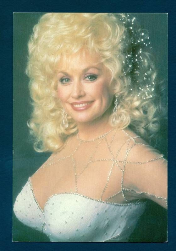 S1256 Movie Star Postcard   Dolly Parton, Rhinestone  