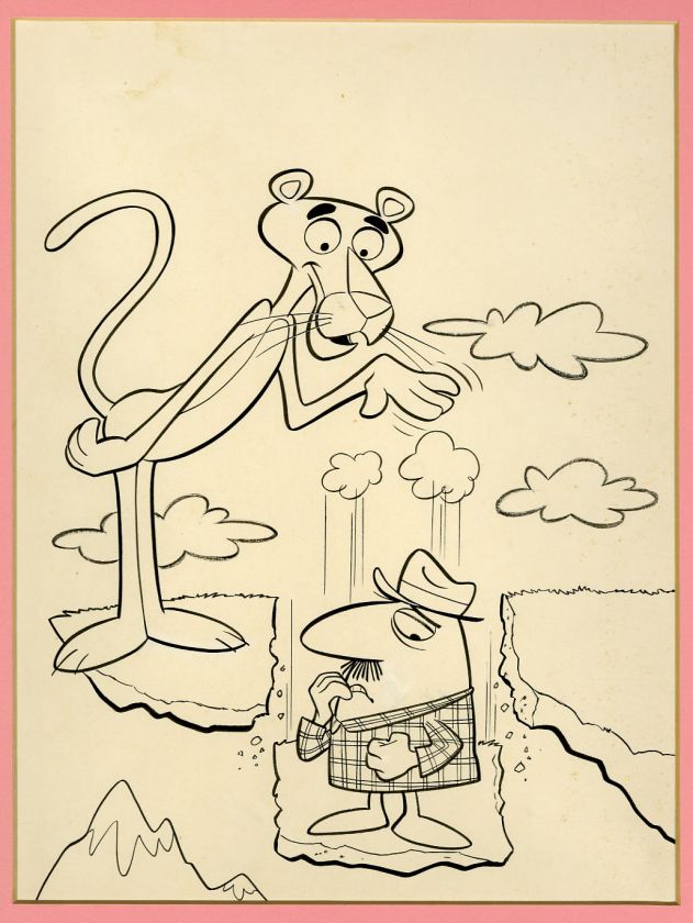 PINK PANTHER #1 ORIGINAL COVER ART (1971)  