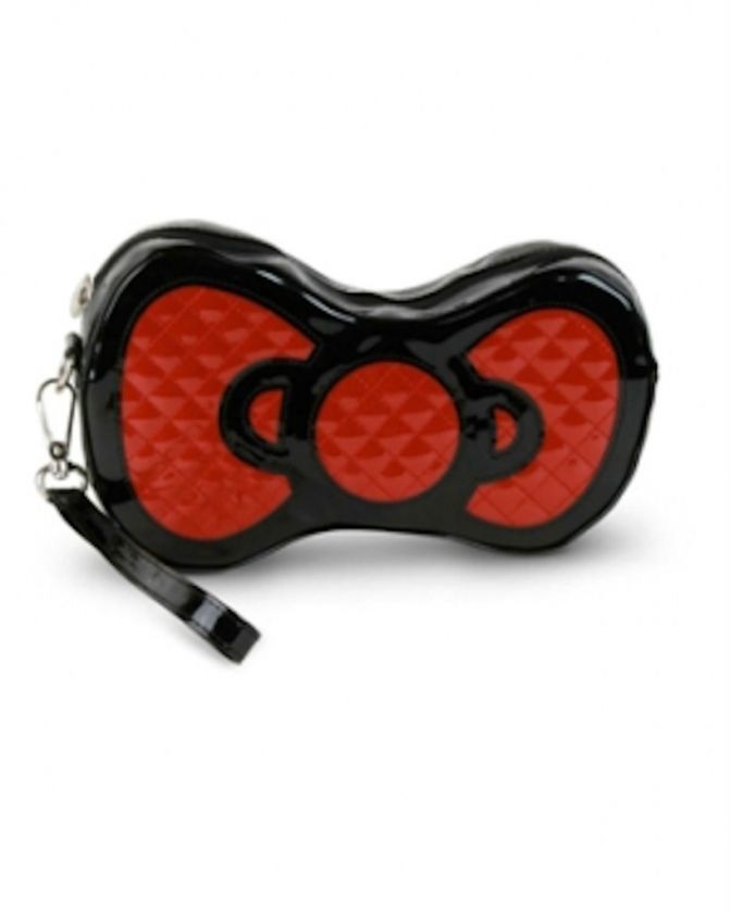 HELLO KITTY RED PATENT BOW CLUTCH BY LOUNGEFLY/BRAND NEW FALL 2011/NWT