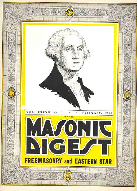 RARE 1934 MASONIC DIGEST   FREEMASONRY & EASTERN STAR  