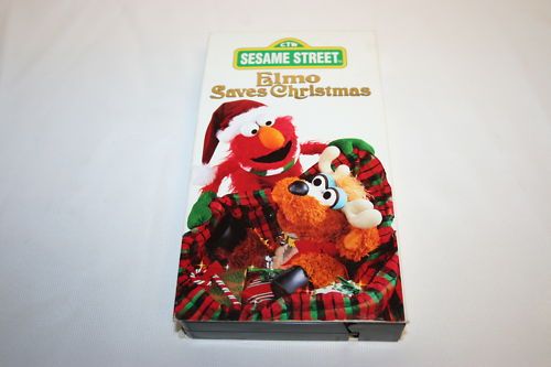 Sesame Street, Elmo Saves Christmas, VHS, LocBX 12 074644994032  
