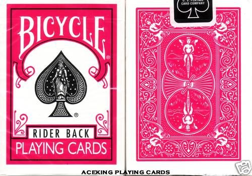 Deck Rare Bicycle FUCHSIA Playing Cards Poker Pink  