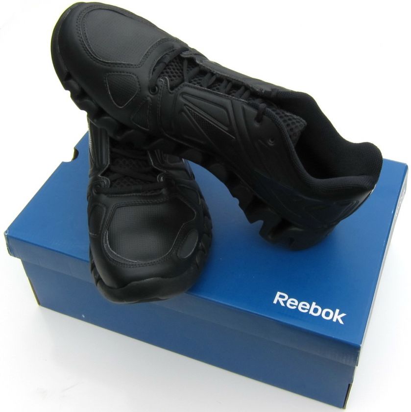 REEBOK ZIG DYNAMIC Running Cross Training Sneakers Black 10.5 Mens 