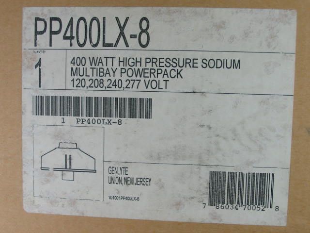 PP400LX 8 Genlyte High Pressure Sodium 400w Power Pack  