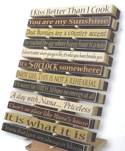 PRIMITIVE COUNTRY WOOD SIGNS W/SAYINGS  COUNTRY DECOR  