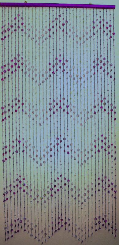 33 Seashell Purple(2 Tone)Beaded Curtain Window, Wall  